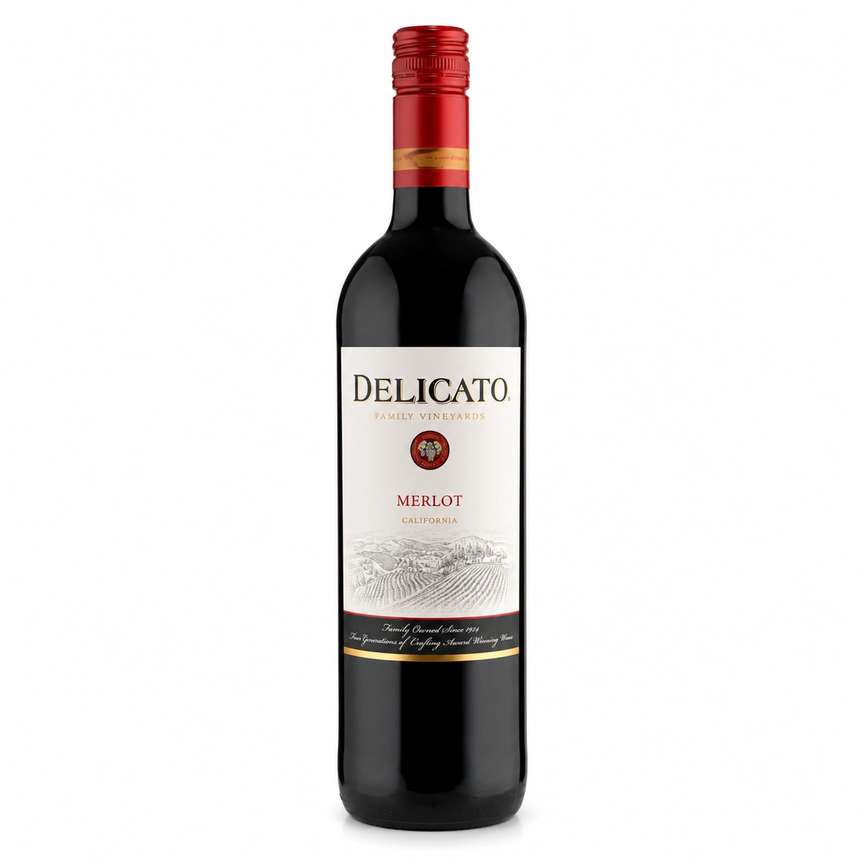 Rượu vang California Delicato Merlot Thượng hạng