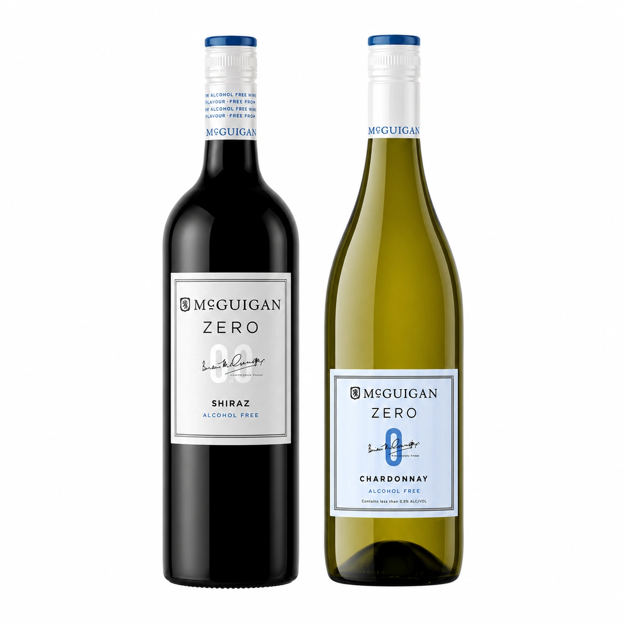 Rượu vang McGuigan Zero Shiraz - Chardonnay