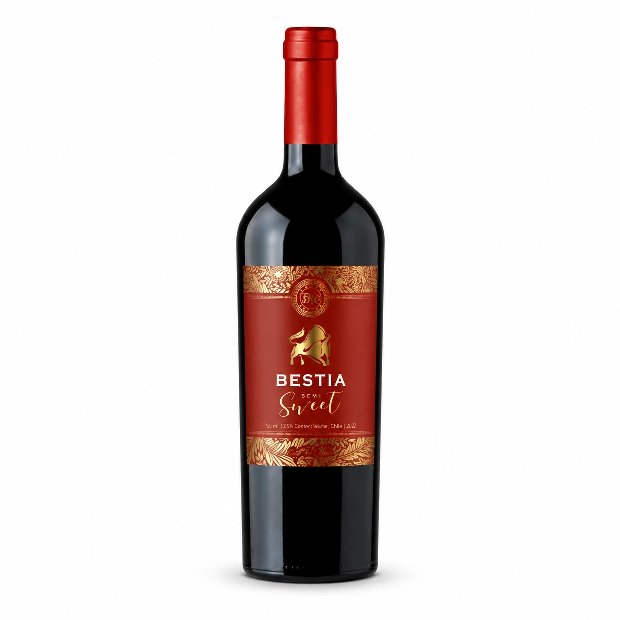 Rượu vang Bestia Semi Sweet 12,5%