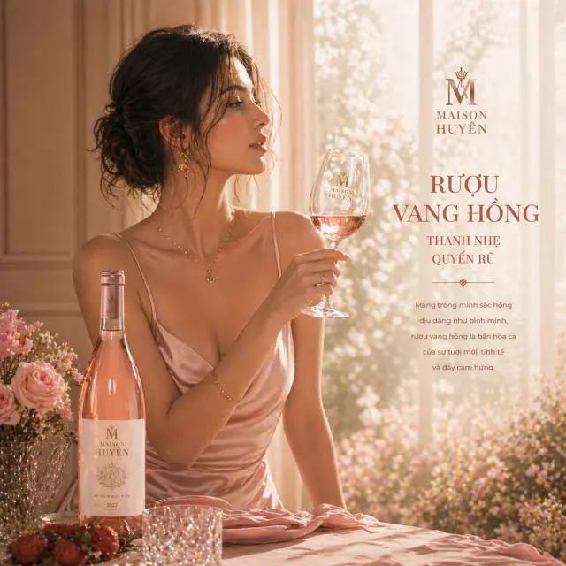 Rượu Vang Hồng